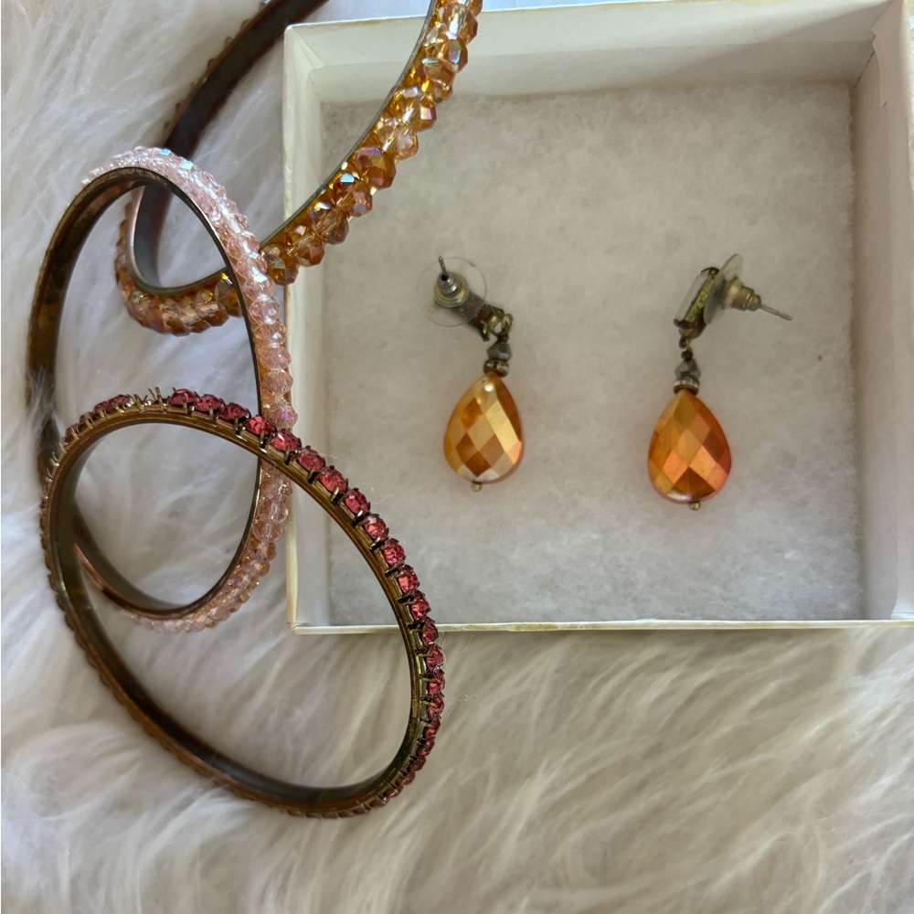 Bracelet Stack And Matching Earrings - image 2